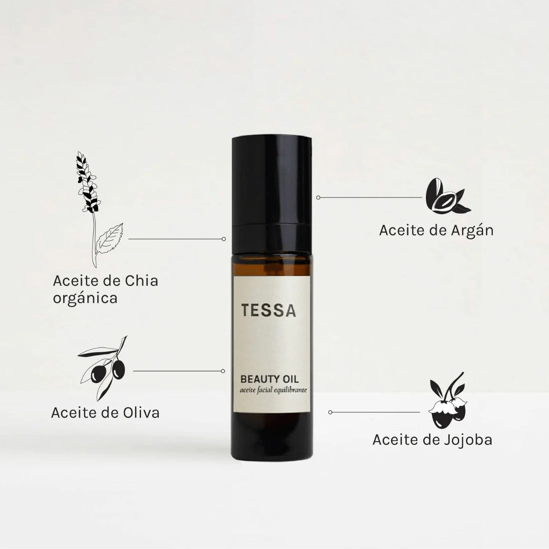 Tessa - Beauty Oil 30ml Aceite Facial Antioxidante Antiedad