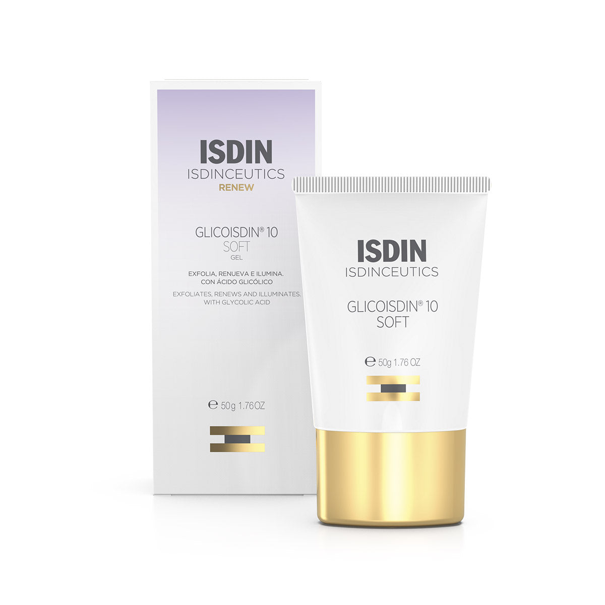 Isdinceutics - Gel Glicoisdin 10 Soft Gel Facial con Efecto Peeling 50gr