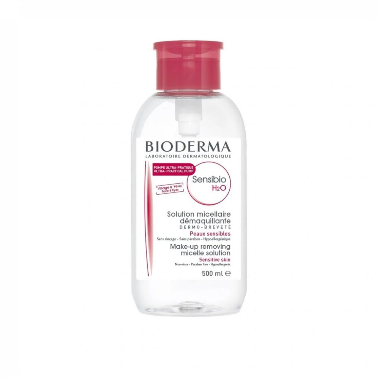 Bioderma - Sensibio H2O Agua Micelar 500ml Con Pompa