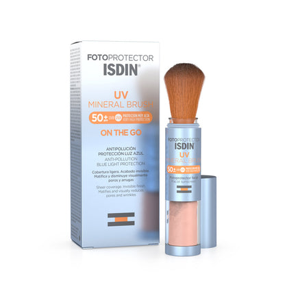 Isdin - UV Mineral Brush SPF50+ Polvo Fotoprotector Con Brocha